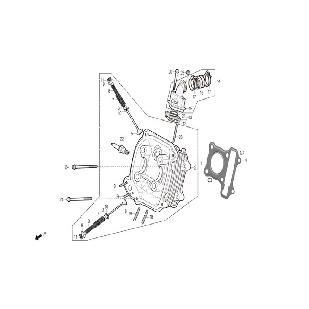 DAELIM TS50 (DL50-BG) O-RING 20.6X1.9 #DL50-BG E0321